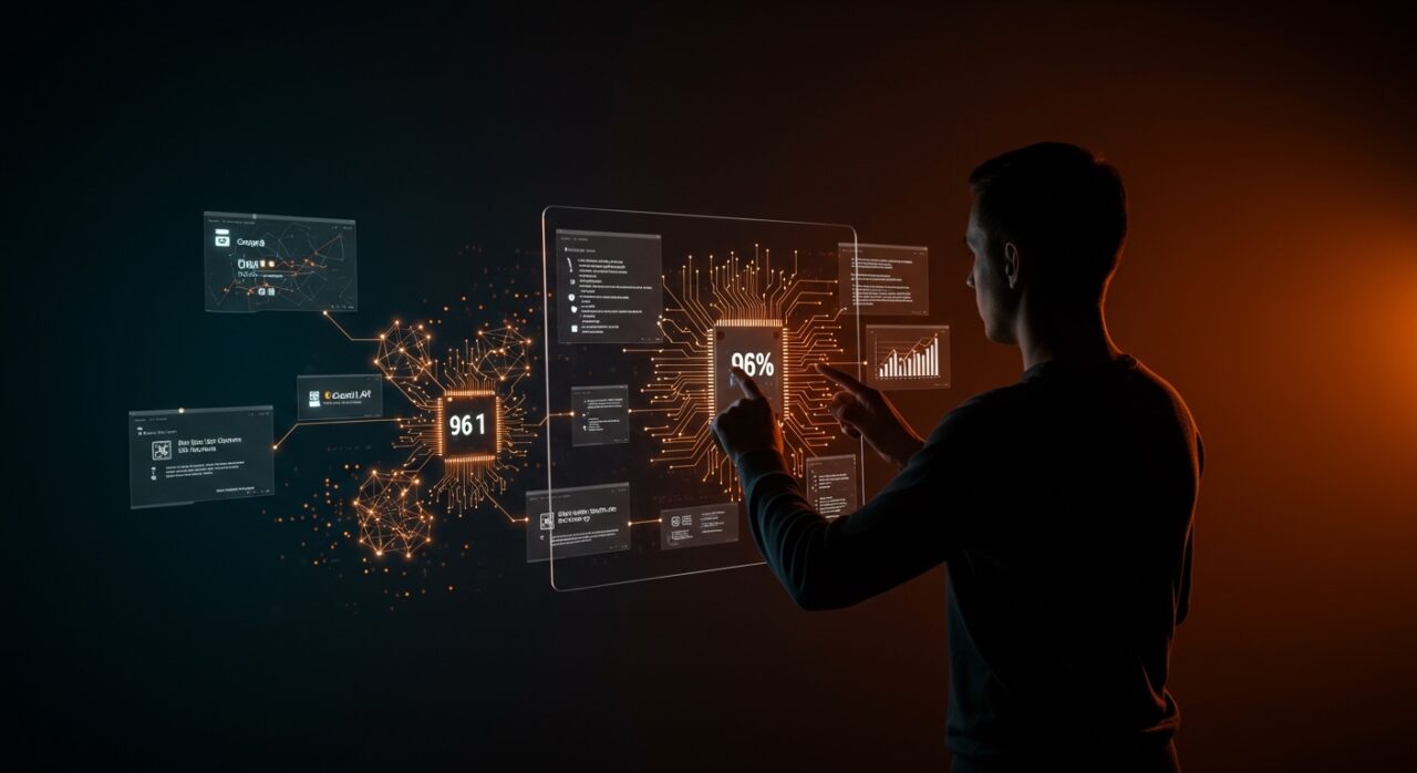 Startup tecnológica integrando Google Gemini API con alta precisión en IA aplicada y automatización, destacando beneficios para emprendedores.