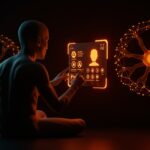 Interacción digital que representa Google Gemini actualizado para accesos rápidos a recursos de salud mental con inteligencia artificial responsable.