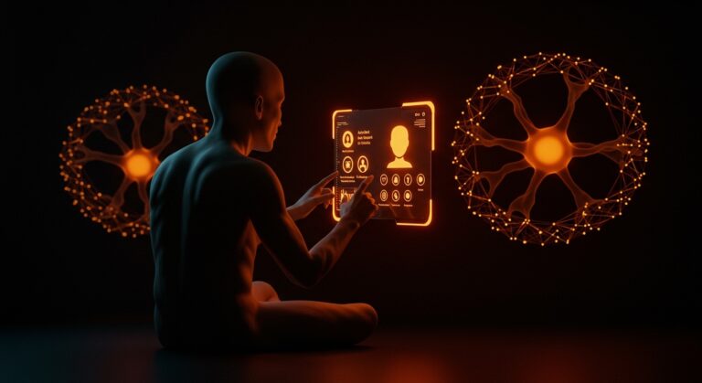 Interacción digital que representa Google Gemini actualizado para accesos rápidos a recursos de salud mental con inteligencia artificial responsable.