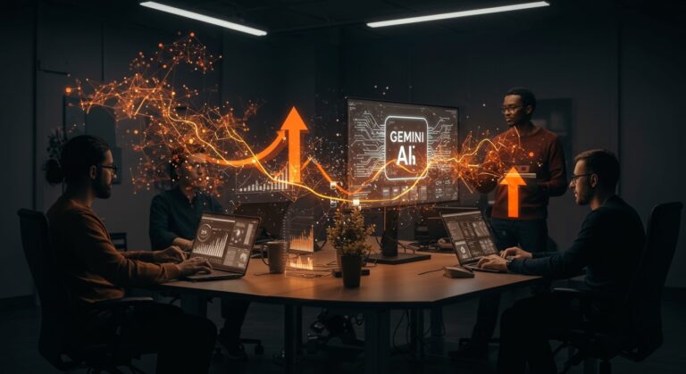 Innovaciones de Google IA 2026 con Gemini, Search Live y Personal Intelligence mejorando la productividad y automatización en startups tecnológicas.