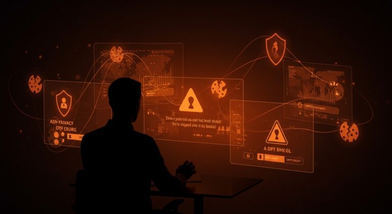 Founder preocupado por privacidad digital y rastreo de Google y Meta, ante fallas en cumplimiento de opt-out según auditoría webXray 2026.