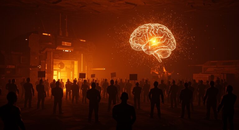 Protesta de empleados de Google contra el uso del modelo AI Gemini en misiones clasificadas del Pentágono, mostrando el impacto ético y tecnológico en IA de defensa.