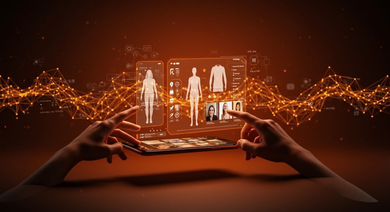 Función de try-on virtual con IA en Google Photos revolucionando la experiencia de usuario en moda digital y retail tech.