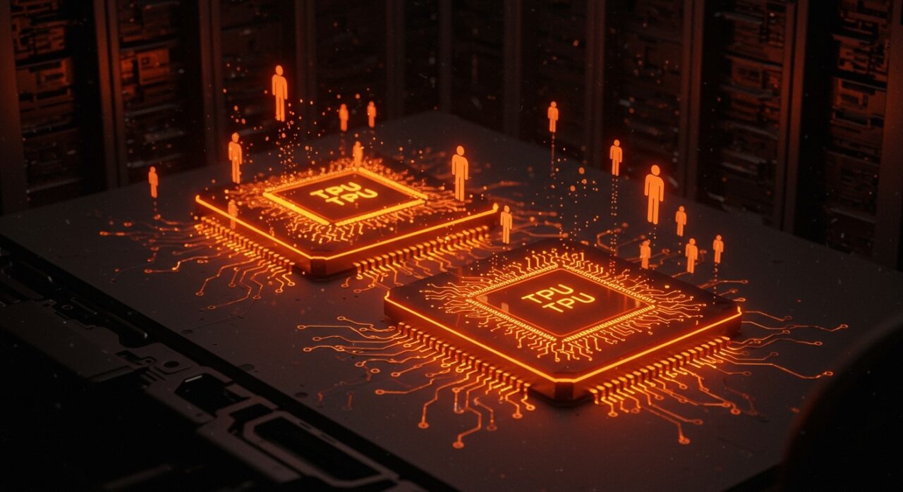 Google TPU octava generación: chips especializados para entrenamiento e inferencia de agentes de IA en startups tecnológicas.