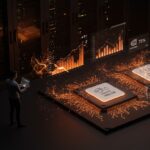 Google TPU v8 destacando en un entorno tecnológico con chips especializados y representación visual de reducción de costos de infraestructura AI comparado con Nvidia.