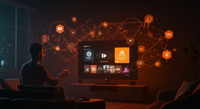 Integración de Google TV con Gemini, Nano Banana y Veo impulsando startups de media tech e IA para streaming en 2026.