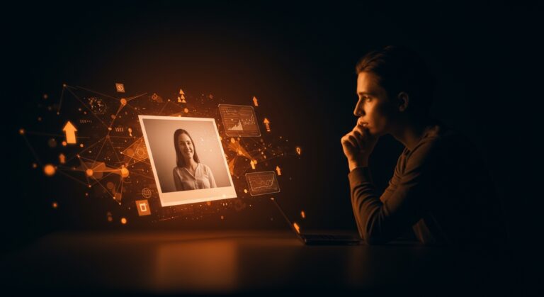 Análisis de privacidad con Google Vision API mostrando riesgos de datos personales en fotografías para startups tecnológicas.