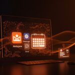 Rediseño de iconos de Google Workspace con gradientes Gemini, destacando productividad y estrategia de marca para founders en la era IA.