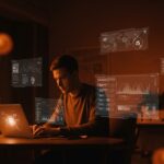 Founder usando Google Workspace IA para automatización y productividad que ahorra 20 horas semanales en startups.