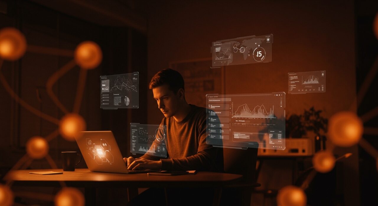 Founder usando Google Workspace IA para automatización y productividad que ahorra 20 horas semanales en startups.