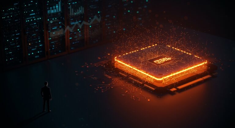 GPU empresarial con alto desperdicio de uso en infraestructura AI, destacando optimización de costos en startups tecnológicas.