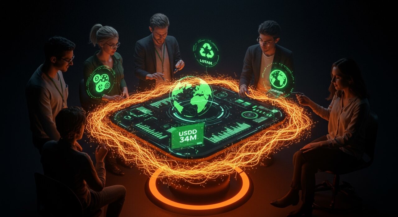 Green Climate Fund aprobando financiamiento de 34 millones de dólares para startups verdes en LATAM y España con enfoque climatetech.