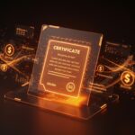 Pantalla digital con certificado y calendario destacando la preparación para la declaración de la renta 2025 y optimización fiscal.