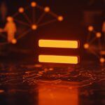 Símbolo em-dash prominente con interfaz digital y conexiones de comunidades tech en Hacker News, representando su impacto cultural y tendencias en comunicación digital.