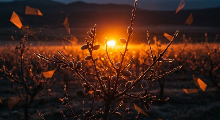 Helada tardía destruye por completo la cosecha de almendra en Granada 2026, evidenciando el impacto económico y oportunidades en agrotech.