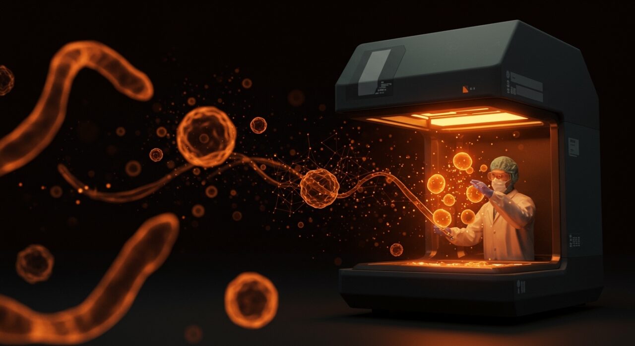 Laboratorio biotech destacado de HexemBio desarrollando terapia innovadora de rejuvenecimiento de células madre con financiación seed y designación huérfana de FDA.