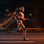Robot humanoide de Honor corriendo la media maratón de Pekín en tiempo récord, representando avances en IA embebida y automatización robótica en el mercado tech.