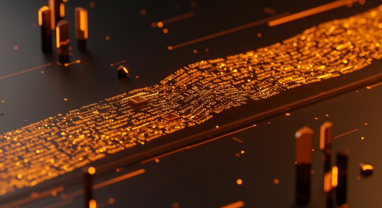 Visualización de generación paralela de texto con modelo I-DLM en IA, mostrando optimización y eficiencia en modelos de difusión de lenguaje.