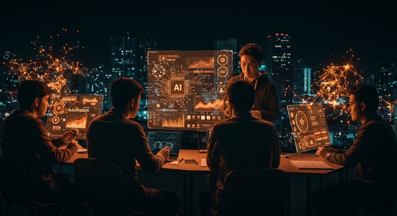 Startups peruanas implementando inteligencia artificial y automatización empresarial en 2026 con herramientas tecnológicas avanzadas.