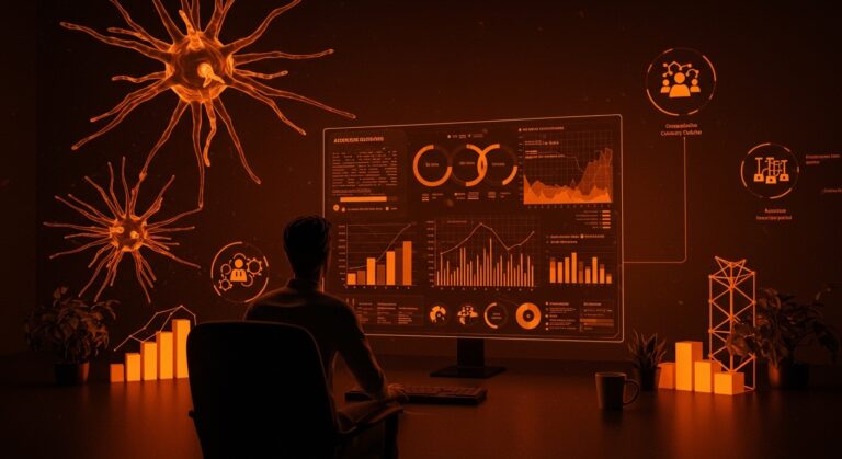 Founder analizando impacto de 90.000 despidos tech causados por inteligencia artificial en 2026, guía para startups hispanohablantes.