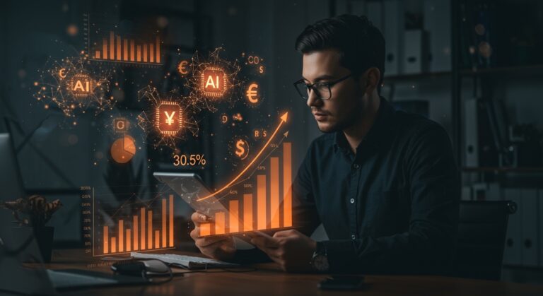 Datos 2026 de costos en inteligencia artificial y nómina en startups tecnológicas, mostrando inversión y retorno en automatización.