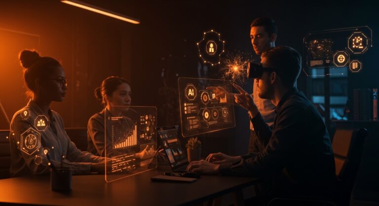 Startup de LATAM usando inteligencia artificial para automatizar compliance regulatorio con herramientas de RegTech en un ambiente tecnológico avanzado.