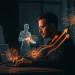 Líder tecnológico utilizando asistentes de inteligencia artificial en ingeniería para gestionar deuda técnica y promover pensamiento crítico en desarrolladores.