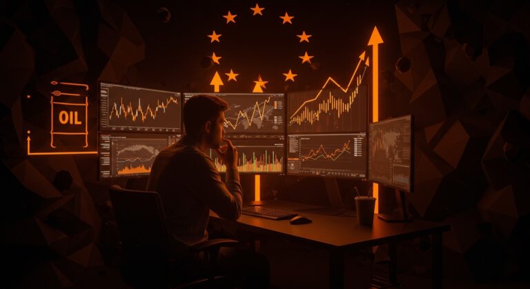 Startup analizando el impacto del impuesto a energéticas y subida del petróleo en el mercado energético de la Unión Europea.
