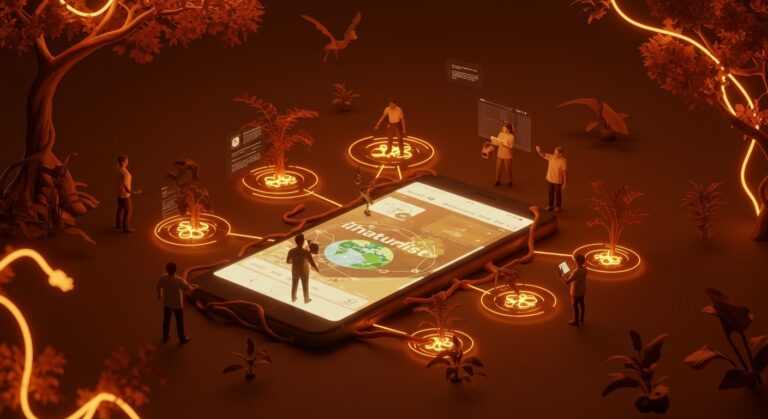 Comunidad global colaborativa registrando biodiversidad mediante ciencia ciudadana con la app móvil iNaturalist.