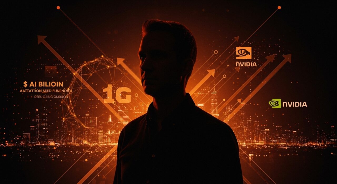 David Silver recibiendo la mayor ronda seed de 1.000 millones de dólares con Sequoia y NVIDIA, simbolizando inversión y crecimiento en startups de inteligencia artificial en Europa.