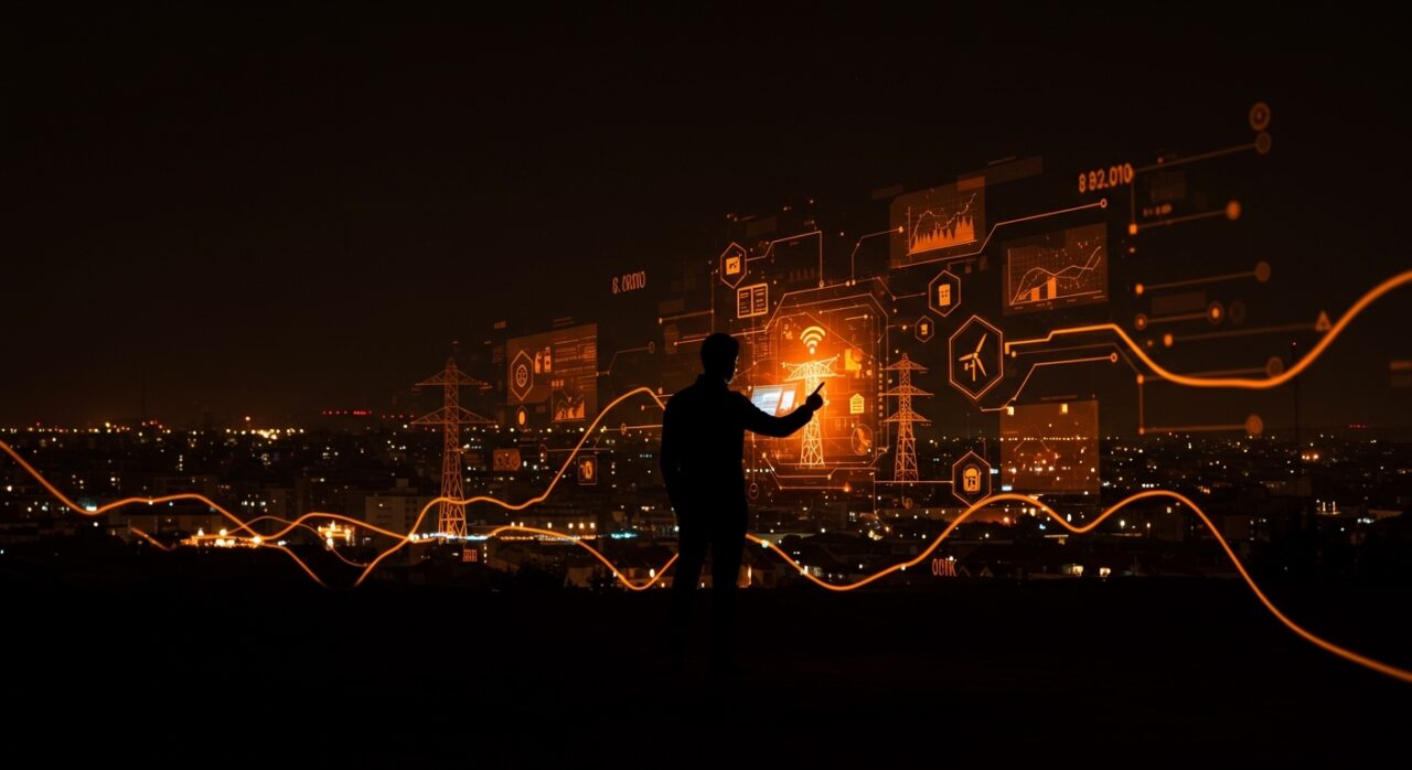 Infraestructura eléctrica y automatización en España ilustrando retos y oportunidades tras el apagón 2025 para startups tecnológicas.