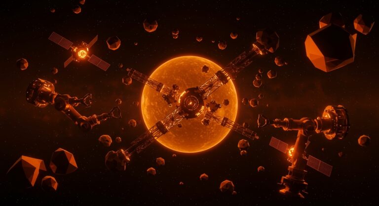 Ingeniería espacial para desensamblar Mercurio y construir un enjambre Dyson con automatización y energía solar.