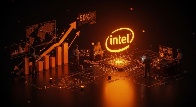 Intel sube más del 50% en abril impulsado por avances en semiconductores IA y nuevas fábricas, impacto para founders en hardware y tecnología.