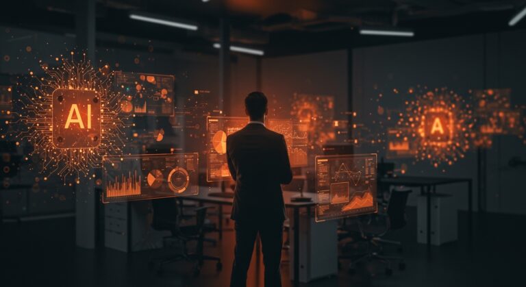 CEO integrando inteligencia artificial para reducción operativa en empresas medianas en España y LATAM con automatización avanzada.