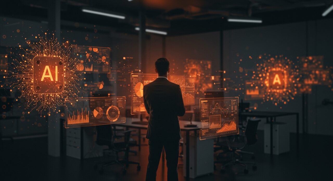 CEO integrando inteligencia artificial para reducción operativa en empresas medianas en España y LATAM con automatización avanzada.