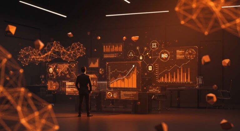 CEO de startup hispana implementando inteligencia artificial para reducción operativa y crecimiento con IA en PYMEs.