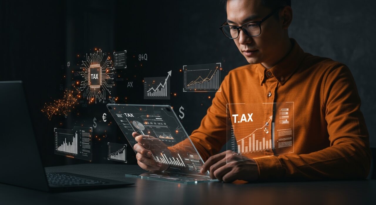 CPA utilizando inteligencia artificial para automatizar declaraciones fiscales en startup fintech con financiamiento seed.