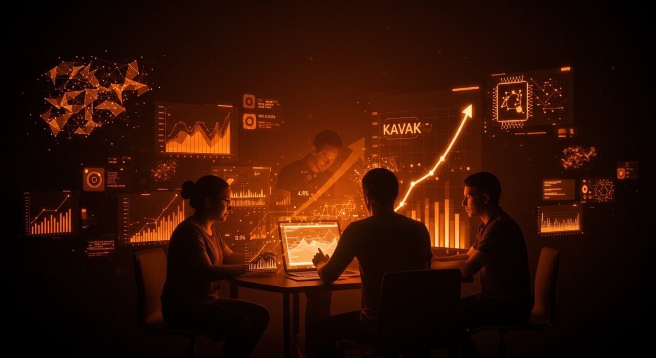 Visualización de capital de riesgo récord impulsado por startups en Latinoamérica, destacando inversión en fintech e inteligencia artificial.