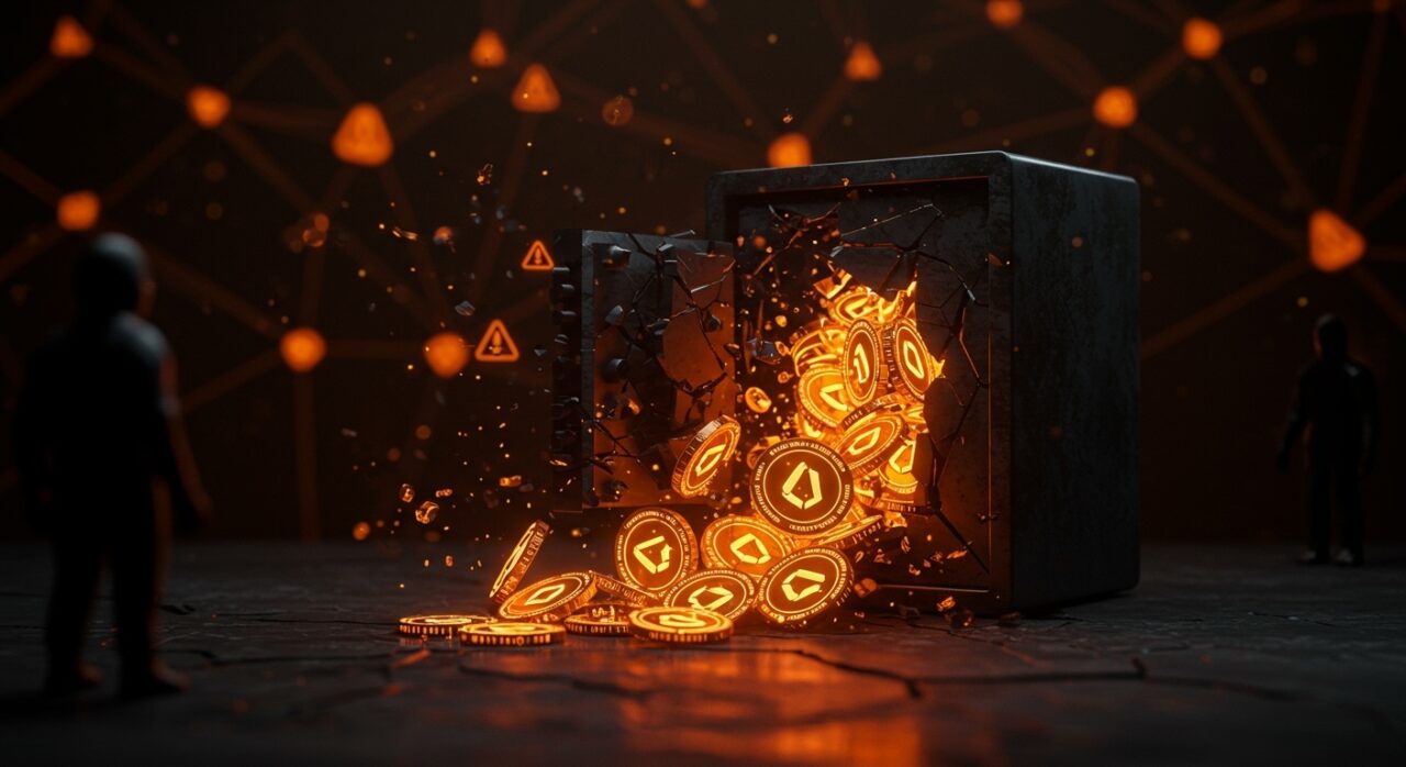 Robo cripto de $290M a Kelp DAO destacando riesgos de seguridad en DeFi y ciberataques.