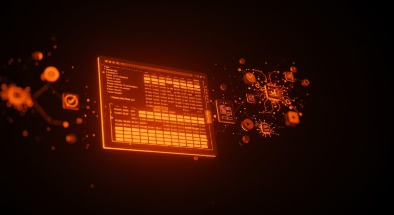 Hoja de cálculo terminal L123 compatible con Excel, destacando herramientas de productividad y automatización CLI para founders tech.