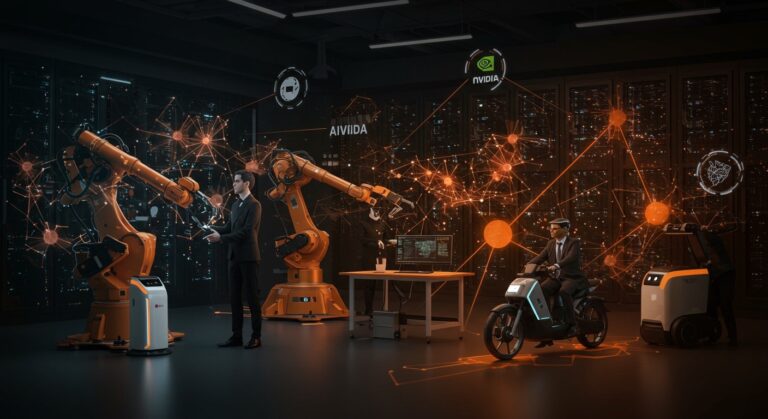 Colaboración entre LG Electronics y Nvidia en robótica e IA con impacto en startups y movilidad inteligente.