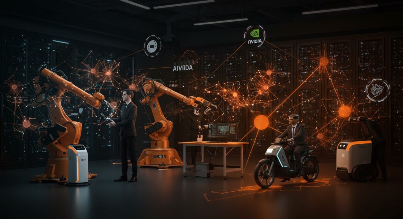 Colaboración entre LG Electronics y Nvidia en robótica e IA con impacto en startups y movilidad inteligente.