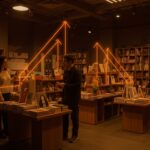 Emprendedores latinoamericanos en librerías culturales en España, destacando el emprendimiento y las tendencias del negocio editorial.