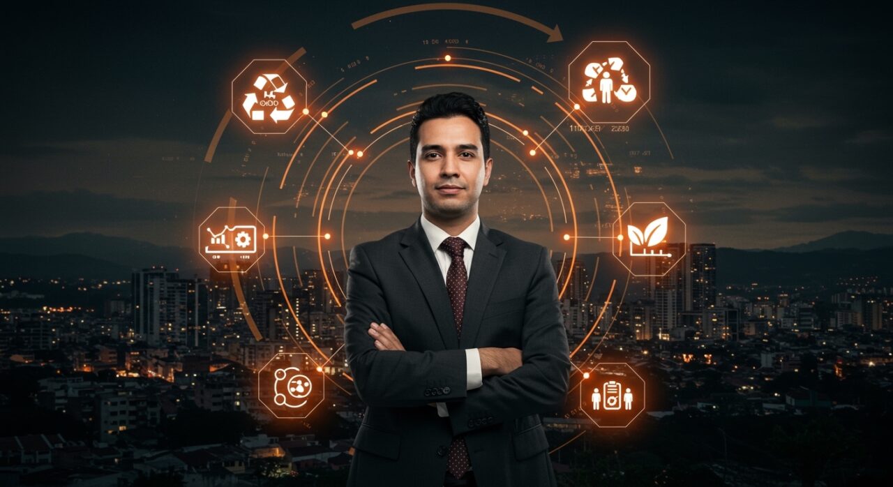 Gerente de Ibagué Limpia destacado por liderazgo innovador en economía circular y sostenibilidad local.