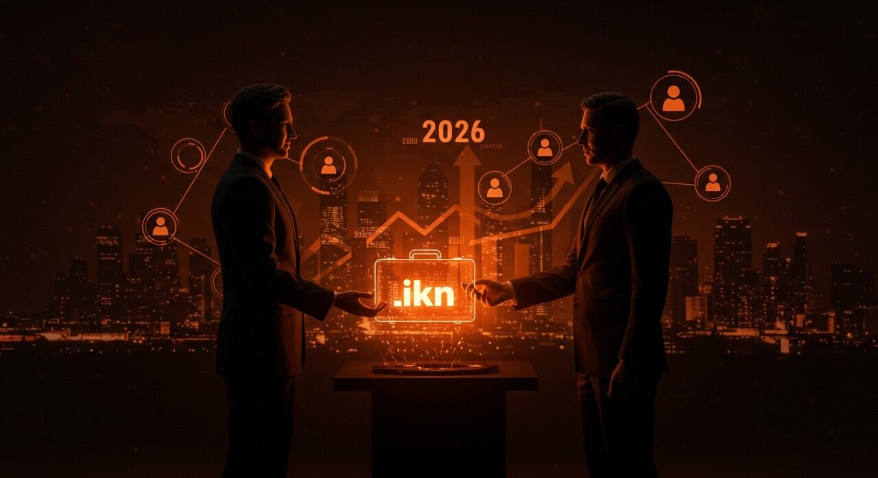 Cambio de CEO en LinkedIn con metáforas visuales sobre liderazgo, contratación y estrategia para founders en 2026.