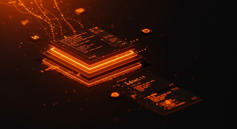 Interfaz de pager TUI en Go con elementos visuales de automatización y open source para startups tech en Ecosistema Startup.