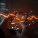 Aplicación móvil Lovable Mobile para crear webs con IA desde iPhone, destacando desarrollo sin código y prototipado rápido para startups.