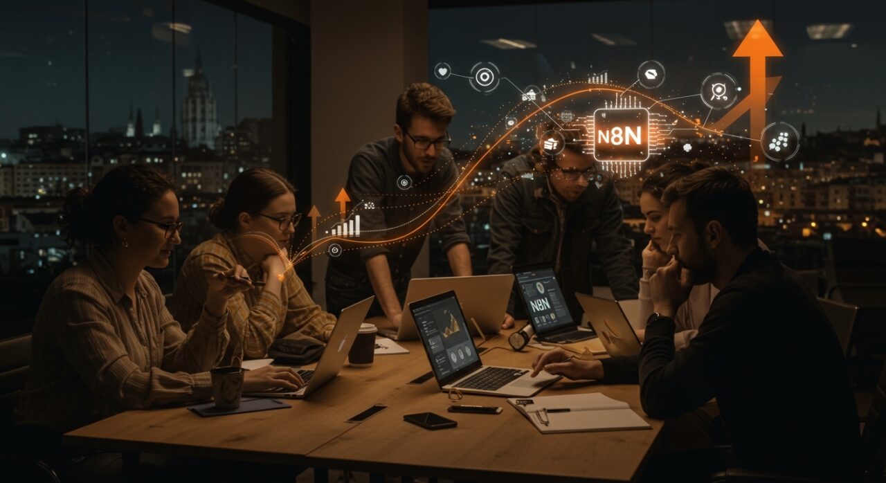 Taller gratuito de automatización empresarial con Make, N8N e inteligencia artificial para pymes en Salamanca.