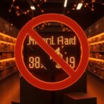 Supermercado con etiquetas de precio digitales prohibidas, representando la regulación contra surveillance pricing en Maryland y su impacto en retail tech.