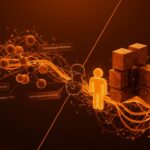 Visualización de la comparación MCP versus Skills para dotar capacidades a LLMs, mostrando integración y escalabilidad en inteligencia artificial para agentes automatizados.